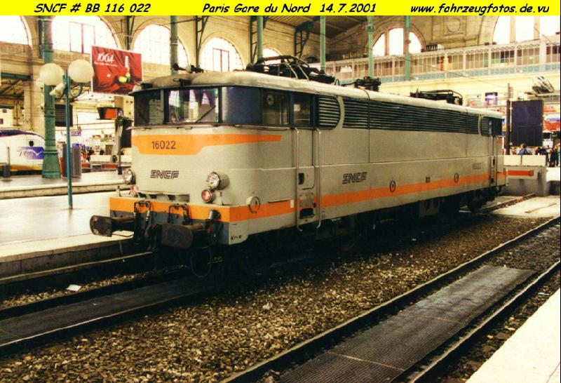 SNCF # BB 116 022 in Paris 