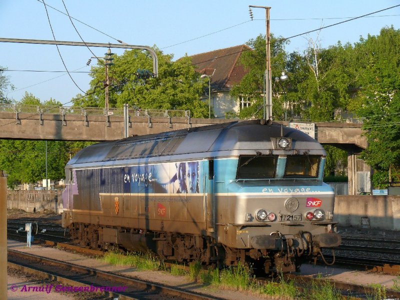 SNCF CC72157 mit  en-voyage... -Lackierung
18.05.2007 Mulhouse