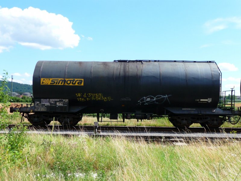 SNCF - Gterwagen  33 87 788 0 512-1 abgestellt in Cornaux am 09.08.2008