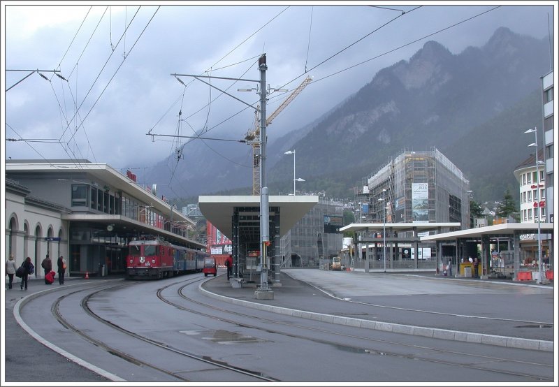 So leer siehts nicht alle Tage aus in Chur, aber heute ist Sonntag und schlechtes Wetter. (06.05.2007)