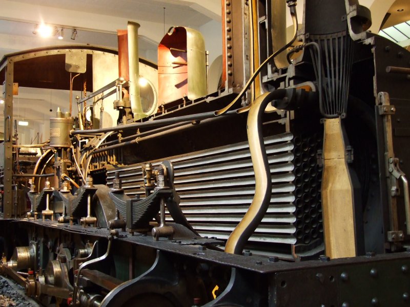 So sieht also das Innenleben einer Dampflok aus. (DB Museum Nrnberg)
