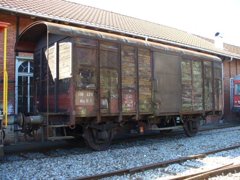 SOB Dienstwagen AWZ MAG.Nr.01  Abgestellt in Samstagern am 11.03.2007