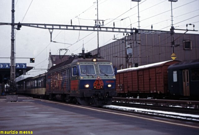 SOB Re 446 447 - Rapperswil - 11.01.1997
