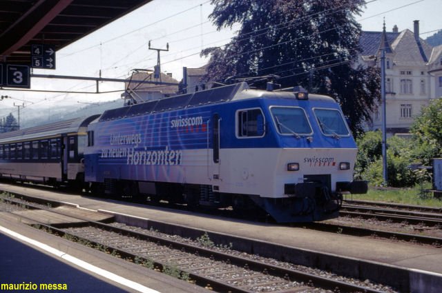 SOB Re 446 448 - Wattwil - 17.07.1999