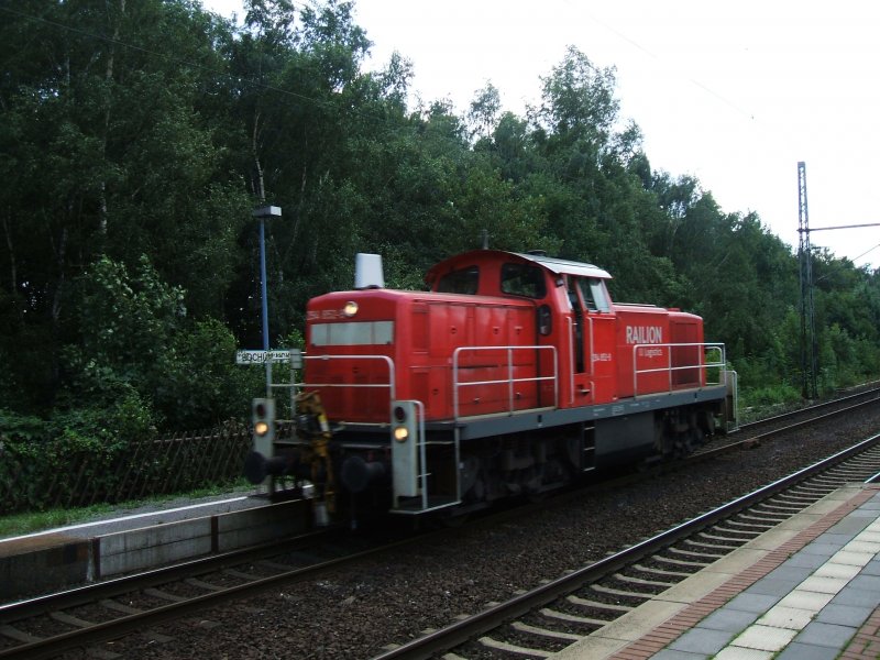 Solofahrt der BR 294 852-9 (13.08.2007)