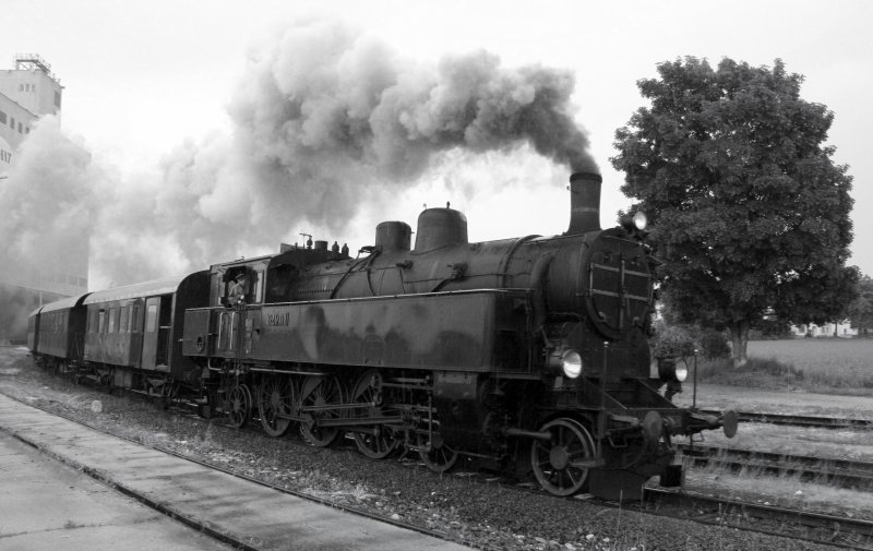 Sonderzug mit den Ehrengsten bei der Fahrt zur Erffnung des Technischen Eisenbahnmuseums in Lieboch. 629.01 Aufgenommen bei der Ausfahrt aus dem Bahnhof Graz-GKB am 17. Mai 2007.