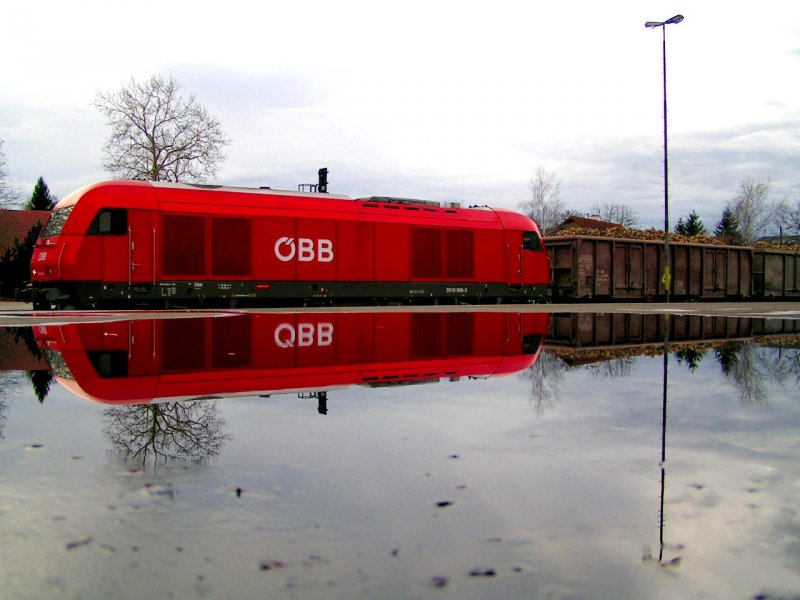  Spieglein,Spieglein  fr 2016 069-3 mit einem Rbenzug; 071207