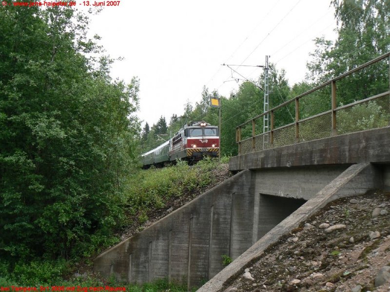 Sr1 3006 zwischen Tampere und Nokia am 13.06.2007