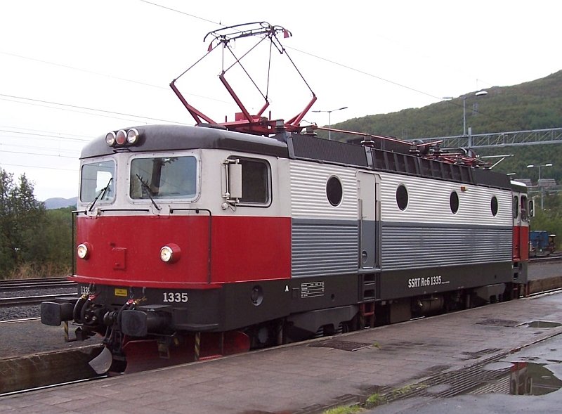 SSRT Rc6 1335 am 05.09.2007 in Narvik, beschriftet weder mit dem alten Namen Connex noch mit dem Neuen VIOLIA.