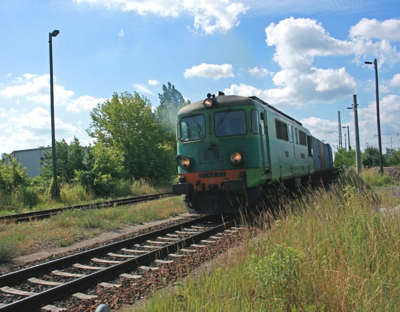 ST 43-22 am 26.06.2008 bei Ausfahrt in Ri. Gubin