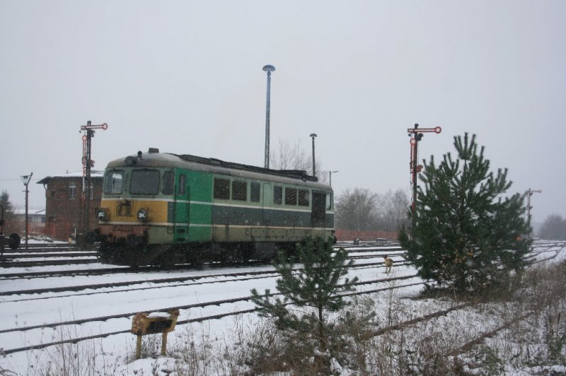 ST 43-259 am 24.11.2008 im Bahnhof Forst/Lausitz