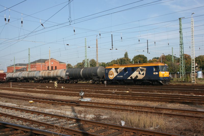 ST 43 R 006 am 28.09.2008 im Bahnhof Guben