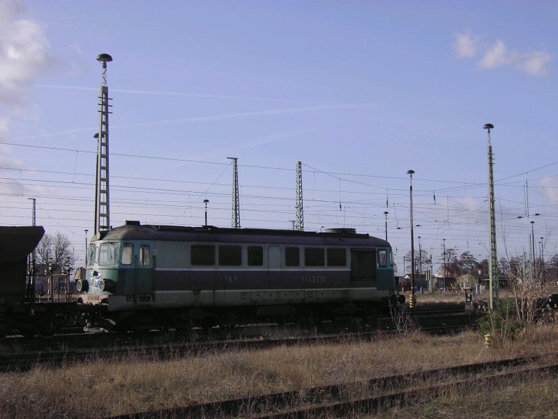 ST43 200 am 23.02.2008 im DB Bahnhof Guben