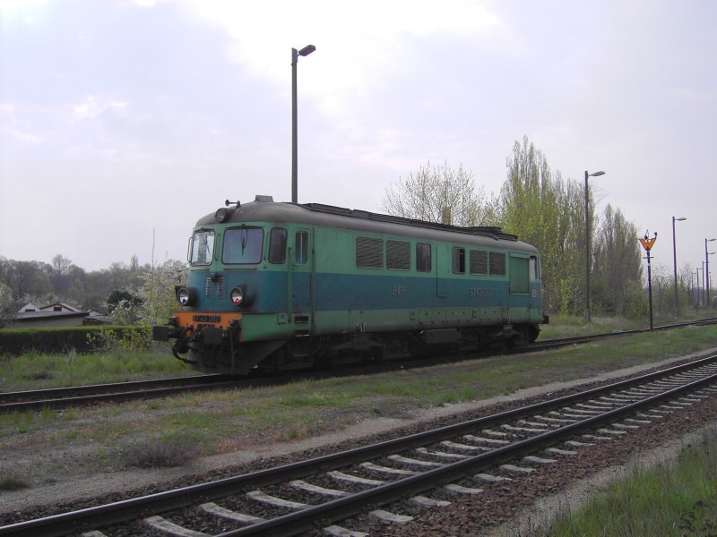 ST43-382 am 25.04.2008 im  DB Bahnhof Guben