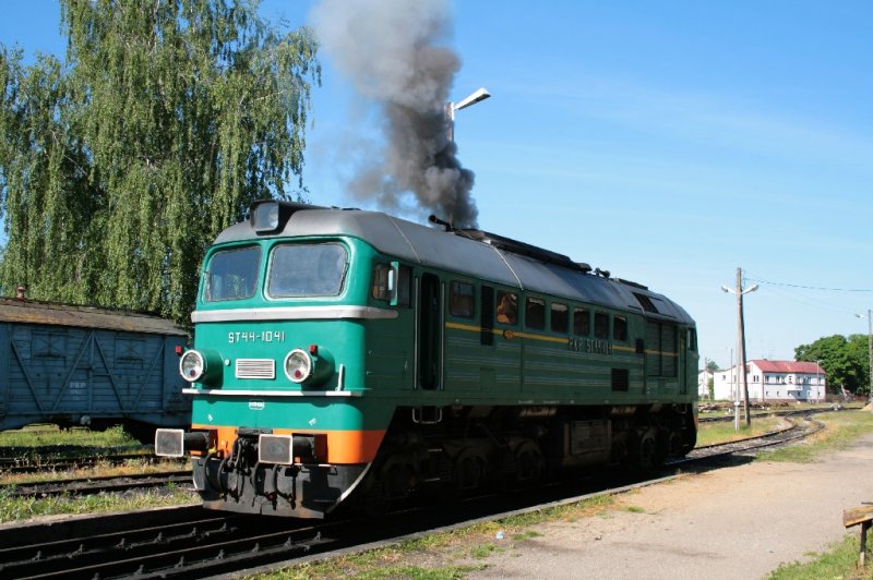 ST44-1041 in ihrer Einsatzstelle Suwalki am 29.05.2008