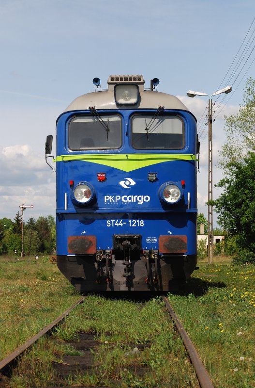 ST44 - 1218 (PKP Cargo) in Sierpc (05.05.2009)