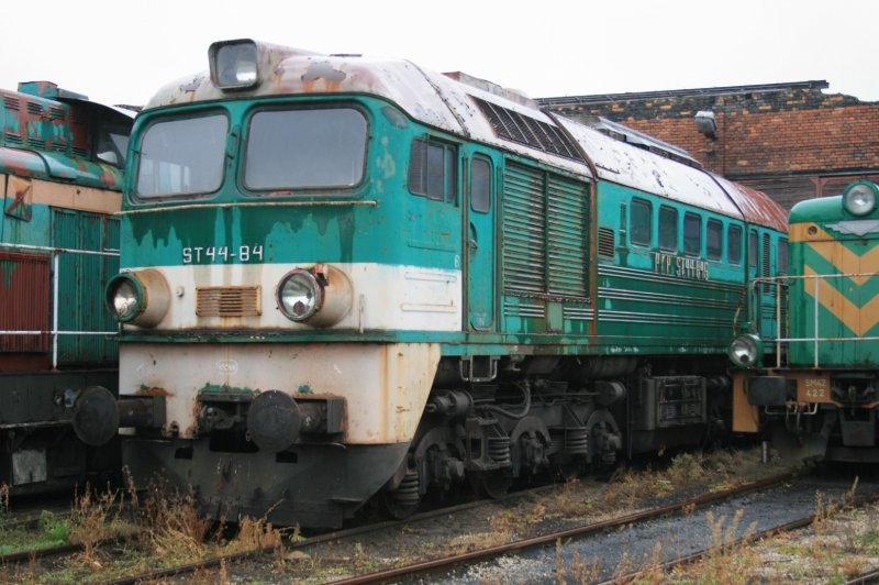 ST44-846 steht schon sehr viele Jahre in Skarzysko Kamienna abgestellt.16.09.08