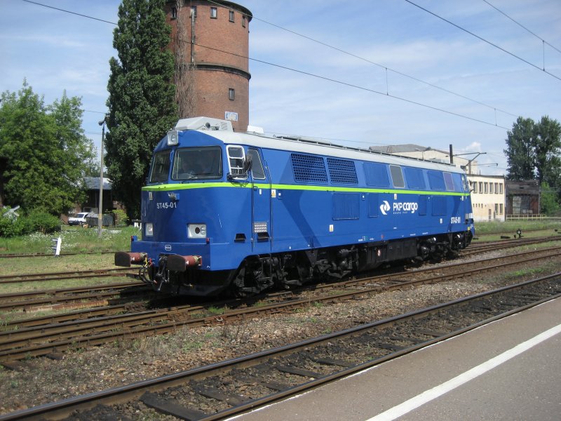 ST45-01 macht Probefahrt am 27.07.2009 in Bydgoszcz.