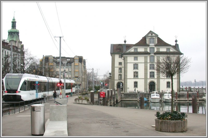 Stadler GTW von Thurbo in Rorschach Hafen. (15.01.2007)