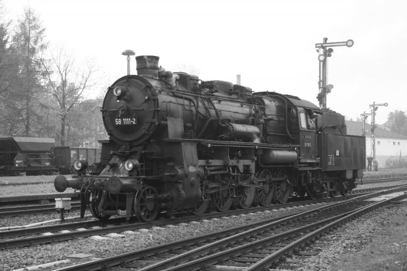 Star in Nossen war sicher die 58 1111 am 18.04.09