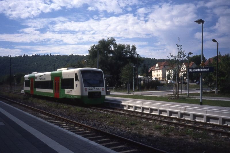 STB, im Kopfbahnhof Rauenstein. (08/2004) 