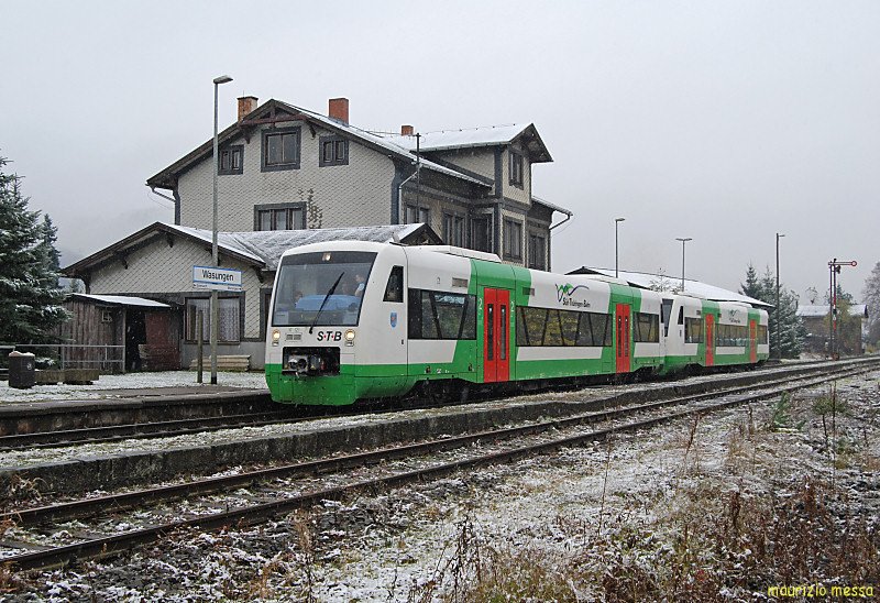 STB VT 121 + 120 in Wasungen on the 30th of October in 2008