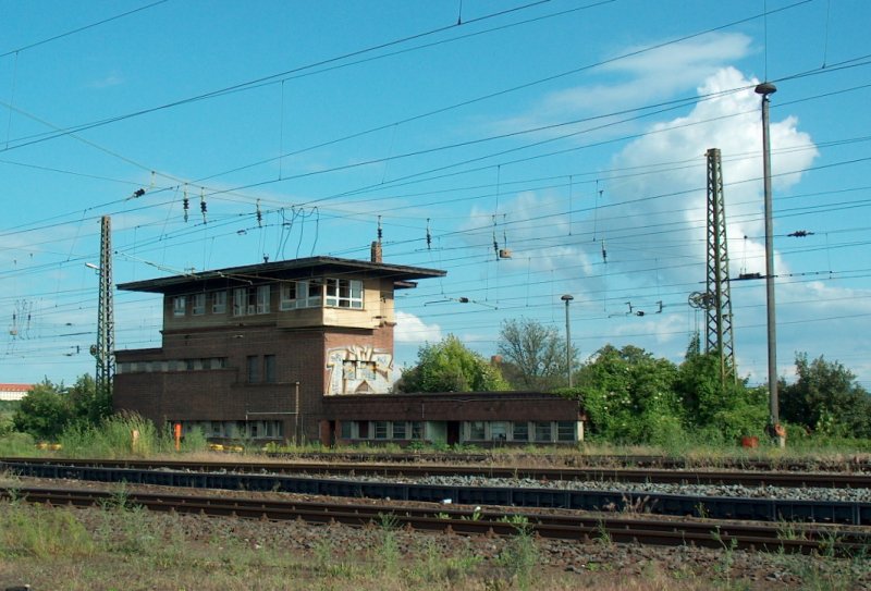 Stellwerk Eb in Erfurt Gbf; 10.06.2009