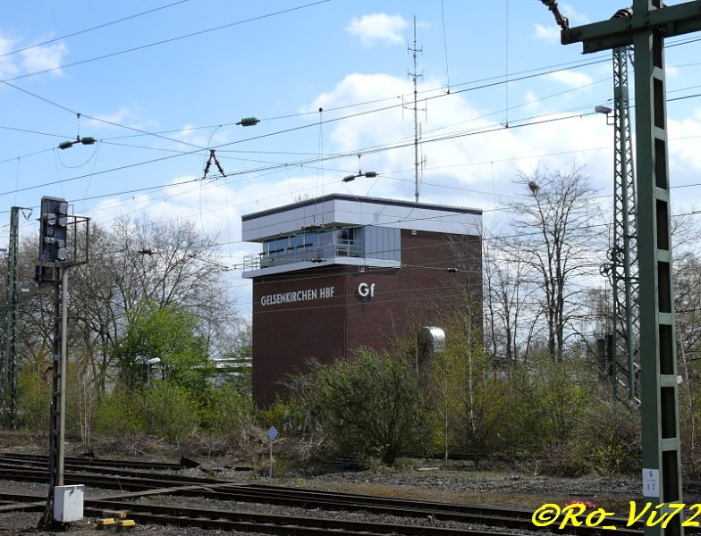 Stellwerk Gf, Gelsenkirchen Hbf. 12.04.2008.