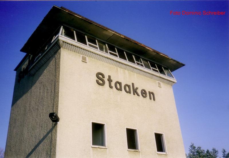 Stellwerk Staaken im November 1999 dieses Stellwerk gibt es leider nicht mehr!
