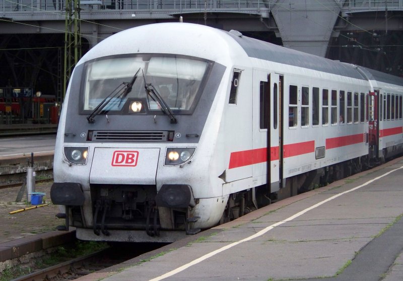 Steuerwagen (Bimdzf 271) des IC 2146 auf der Fahrt von Leipzig nach Hannover Hbf. Leipzig Hbf den 04.08.2008