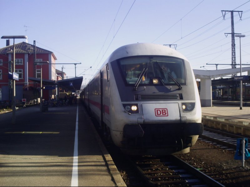Steuerwagen des IC 2186 Konstanz - Stralsund am 08.02.08 in Singen(Htw). An diesem Tag in umgekehrter Wagenreihung.