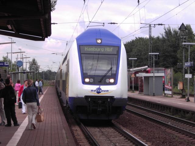 Steuerwagen des Metronoms und zugleich ein Doppelstockwagen der 3. Generation am 02.08.2005