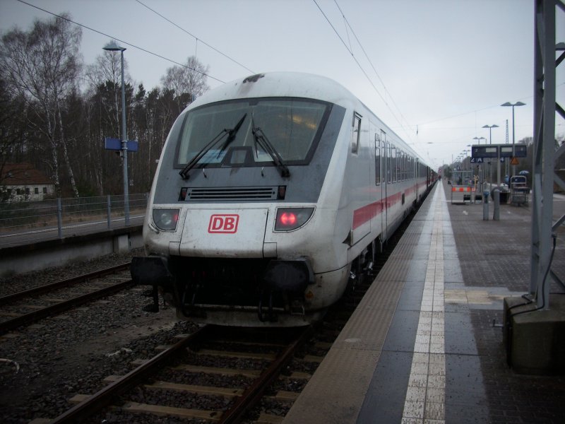 Steuerwagen vom IC 2212  R�GEN  Koblenz-Binz in Binz am 10.M�rz 2009.
