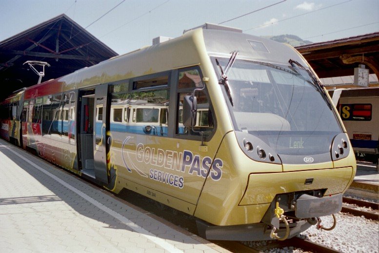 Steurwagen ABt 344 im Bahnhof von Zweisimmen am 01.07.2006