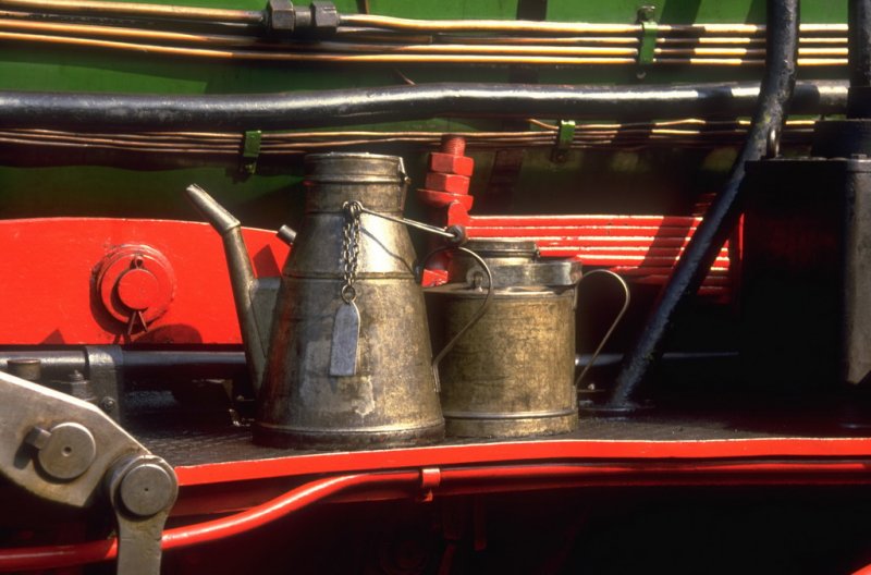 Stillleben auf der Eurovapor Dampflok pr.T3 Nr.30 von Borsig,Berlin-Tegel 1904(Archiv P.Walter)