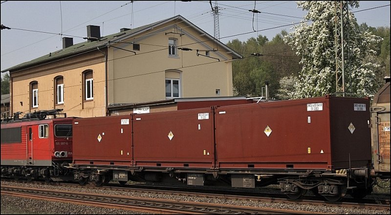 Strahlende Ladung in Containern. (15.04.2009)