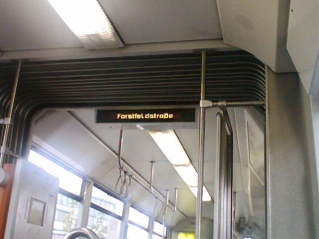 Stra�enbahn von innen