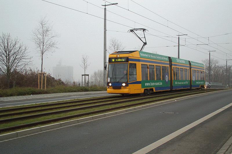 Straenbahn in Leipzig am 04.12.2002