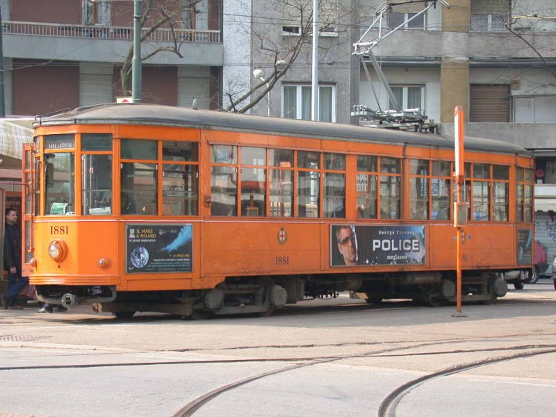Strassenbahn Milano (18.08.2002)