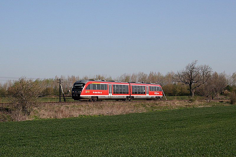 Strecke Magdeburg-Aschersleben kurz vor Stafurt !
