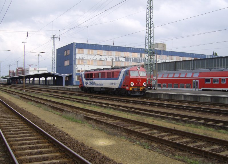 SU 46-032 am 02.09.2008 im DB Bahnhof Cottbus