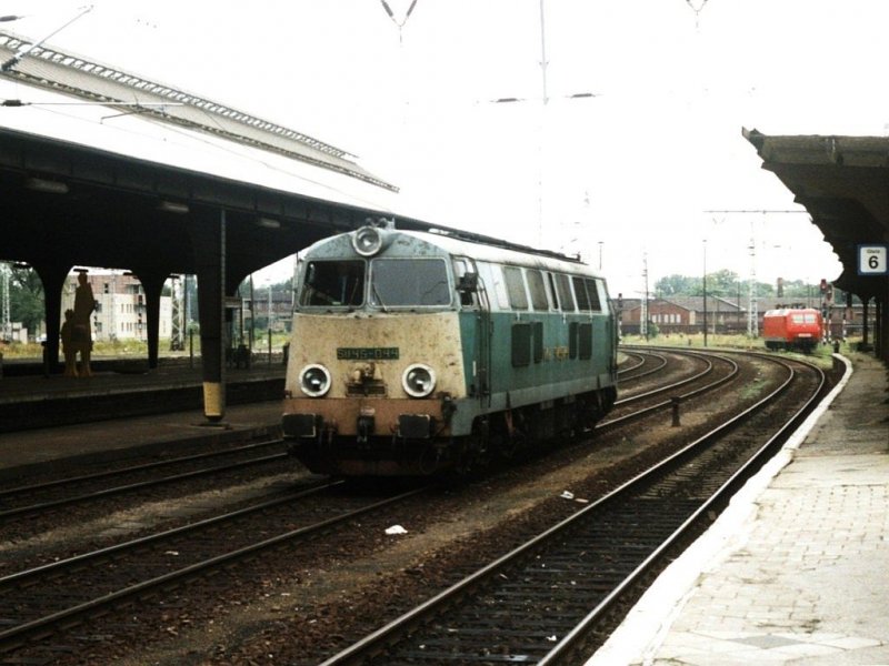 SU45-044 (PKP) auf Bahnhof Frankfurt am Oder am 05-8-2001. Bild und scan: Date Jan de Vries.