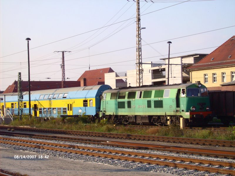 SU45 073 startet mit einer RB nach Poznan in Frankfurt/Oder.14.08.07