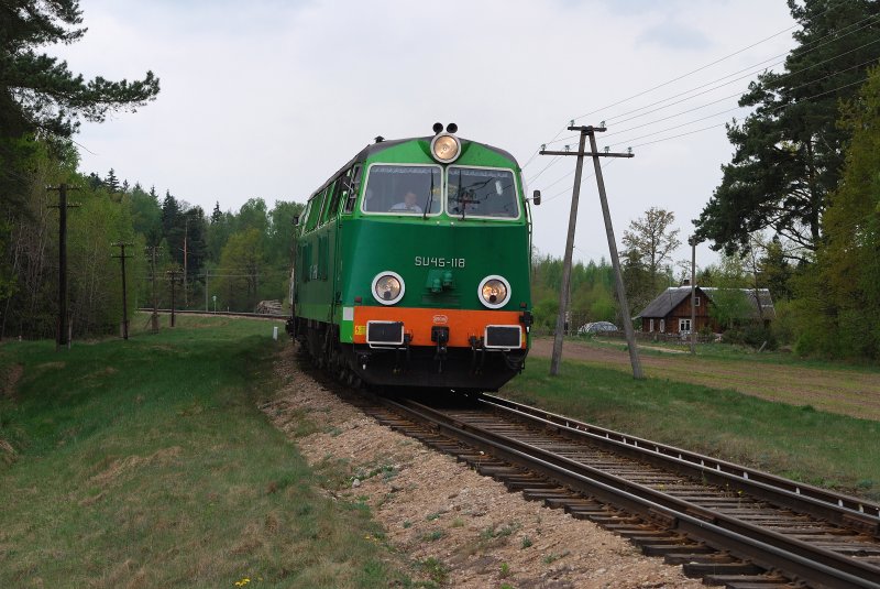 SU45 - 118 mit D91001 vor Sestokai (06.05.2009)