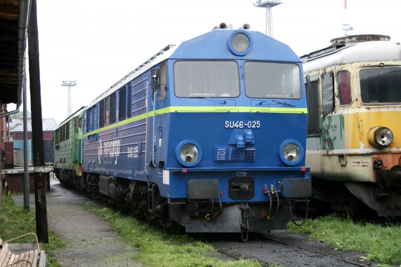 SU46-025 wartet in Wegliniec auf neue Aufgaben.30.05.09