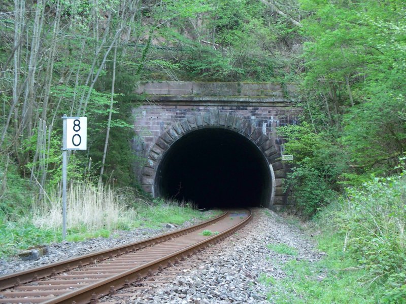 Sdportal des Zelgenberg Tunnels, Bei Kilometer 8.0.
Aufgenommen am 25.04.2007. 