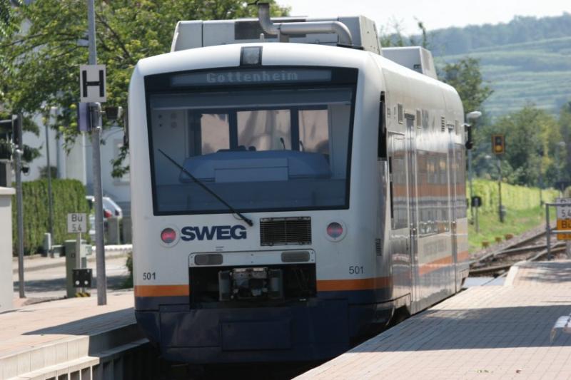 SWEG VT 501 17.07.05 Endingen - Bahnbilder.de