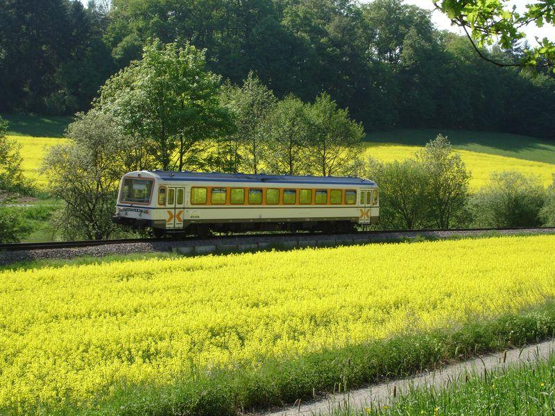 SWEG VT120 am 12.05.06 bei Untergimpern