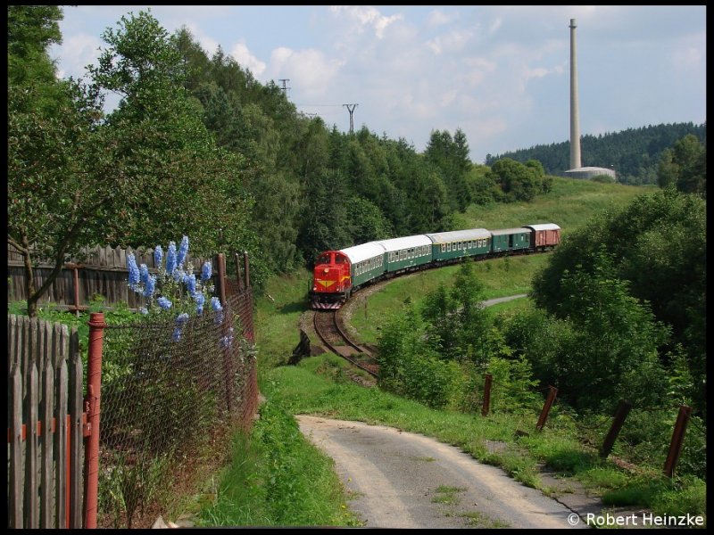 T466.0253 mit 14909 bei Rozna nach Tisnov am 04.07.2009