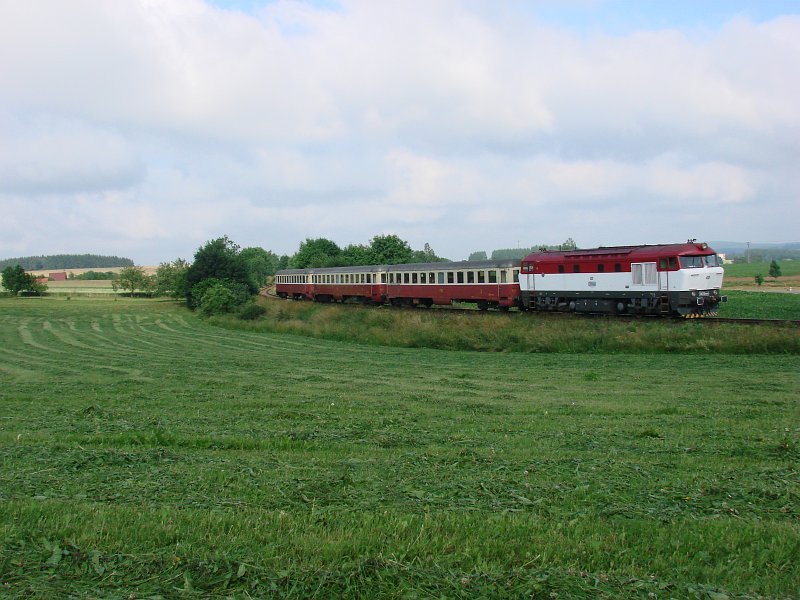 T478.1001 (751 001) am 05.07.2008 zwischen Zdar nad Sazavou und Veselicko